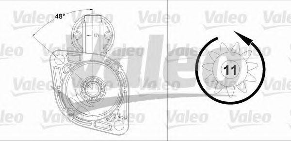 Стартер 458218 VALEO PHC