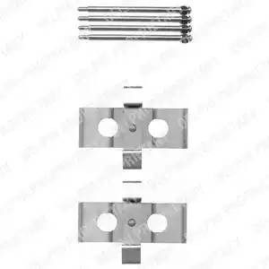 Комплектующие, колодки дискового тормоза LX0393 DELPHI