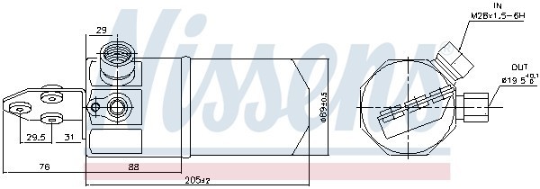 Осушитель, кондиционер 95318 NISSENS