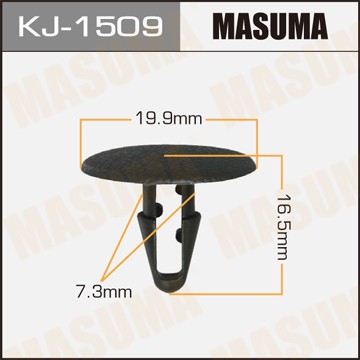 Клипса крепежная KJ1509 MASUMA