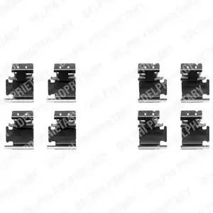Комплектующие, колодки дискового тормоза LX0354 DELPHI
