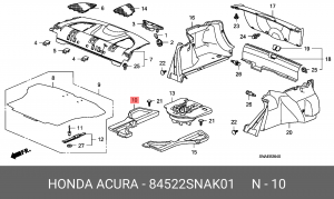 Деталь 84522SNAK01 HONDA