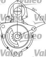 Стартер 458174 VALEO PHC