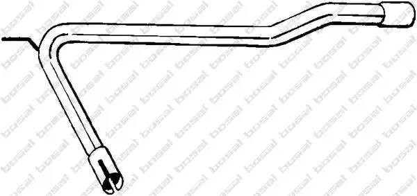 Выпускной трубопровод 843-737 BOSAL