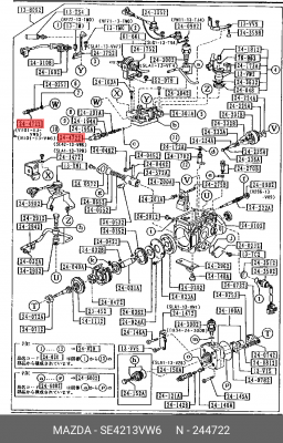 Покрышка SE4213VW6 MAZDA