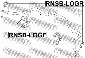 Втулка стабилизатора RNSB-LOGF FEBEST