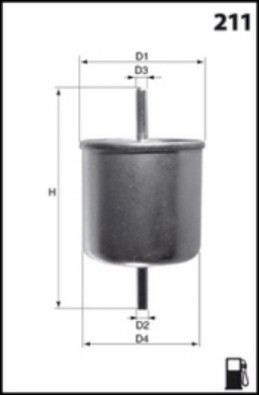 Топливный фильтр ELE6008 MECAFILTER