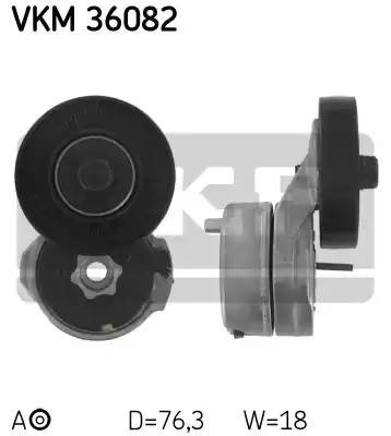 Натяжной ролик, поликлиновой  ремень VKM36082 SKF