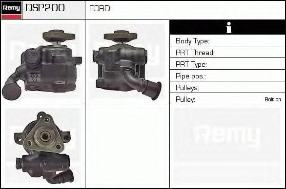 Гидравлический насос, рулевое управление DSP200 DELCO REMY