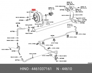 Усилитель тормозной системы 4461037161 HINO