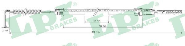 Приводной вал DS51124 LPR