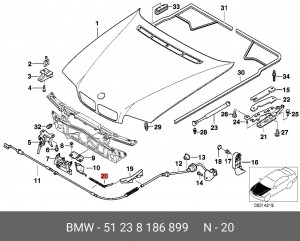 Деталь 51 23 8 186 899 BMW