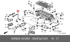 Лямбда-зонд 36541PR7A51 HONDA