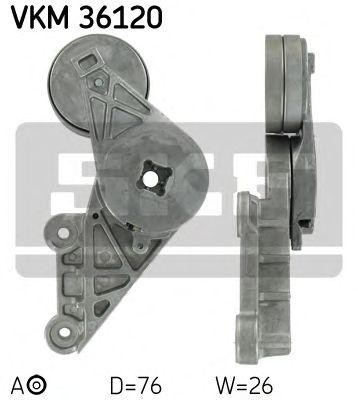 Натяжной ролик, поликлиновой  ремень VKM36120 SKF