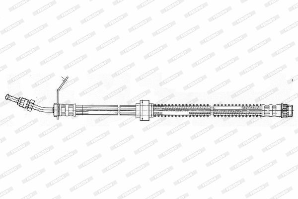 Тормозной шланг FHY2312 FERODO