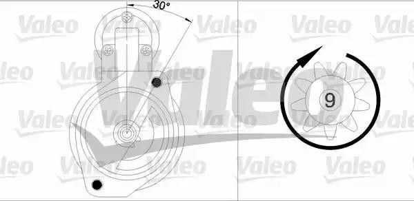 Стартер 436004 VALEO PHC