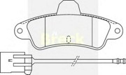 Комплект тормозных колодок, диско 2158600W BRECK