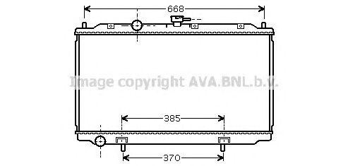 Радиатор охлаждения ДВС DN2215 AVA