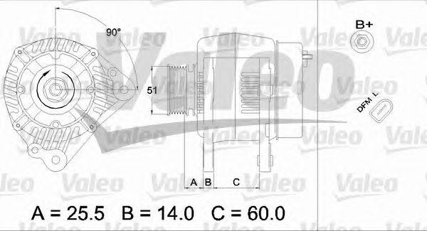 Генератор 437404 VALEO PHC