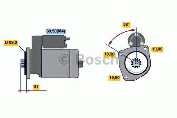 Стартер 0001241023 BOSCH