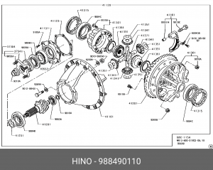 Деталь 988490110 HINO