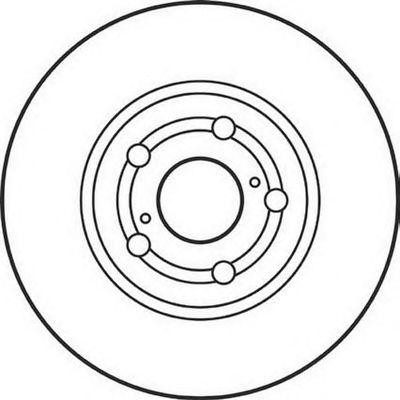 Тормозной диск 562125B BENDIX JURID