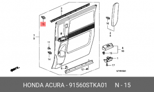 Деталь 91560STKA01 HONDA
