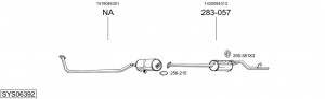Глушитель выхлопных газов конечный 280311 BOSAL