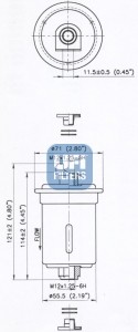 Топливный фильтр 31.640.00 UFI