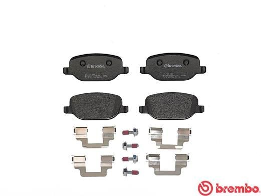 Комплект тормозных колодок, диско P23089 BREMBO