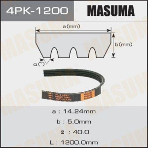 Ремень приводной 4PK-1200 MASUMA