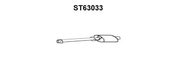 Предглушитель выхлопных газов ST63033 VENEPORTE