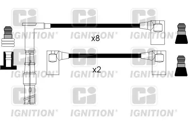 Ккомплект проводов зажигания XC1078 QUINTON HAZELL