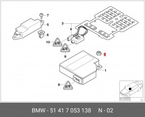 Деталь 51 41 7 053 138 BMW
