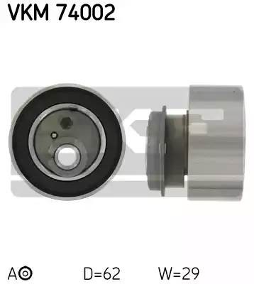 Натяжной ролик, ремень ГРМ VKM74002 SKF