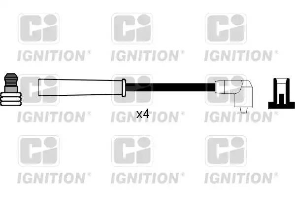 Ккомплект проводов зажигания XC824 QUINTON HAZELL