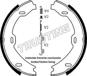 Комплект тормозных колодок, стояночная тормозная система 052128K TRUSTING
