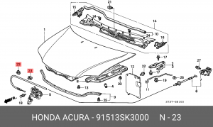 Деталь 91513SK3000 HONDA