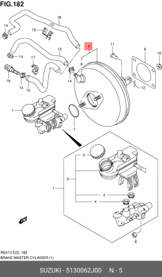 Усилитель тормозной системы 51300-62J00 SUZUKI
