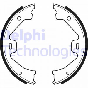 Комплект тормозных колодок, стояночная тормозная система LS1930 DELPHI