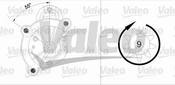 Стартер 455961 VALEO PHC