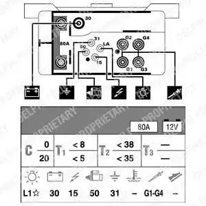 Блок управления, время накаливания HDC118 DELPHI