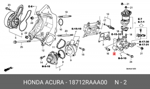 Деталь 18712RAAA00 HONDA
