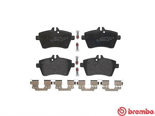 Комплект тормозных колодок, диско P50054 BREMBO