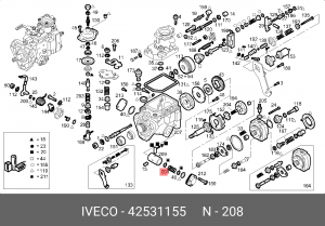 Пружина 42531155 IVECO