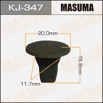 Клипса крепежная KJ347 MASUMA