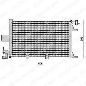 Конденсатор, кондиционер TSP0225053 DELPHI