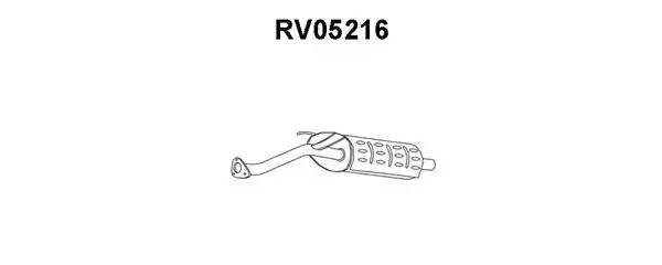 Глушитель выхлопных газов конечный RV05216 VENEPORTE