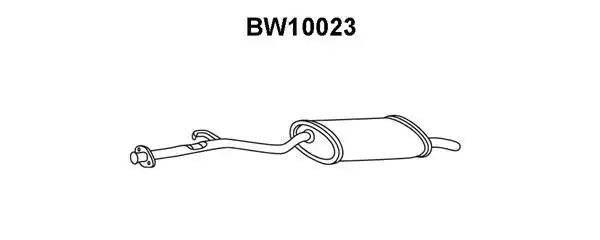 Глушитель выхлопных газов конечный BW10023 VENEPORTE