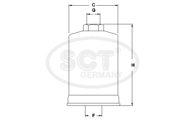 Топливный фильтр ST 320 SCT